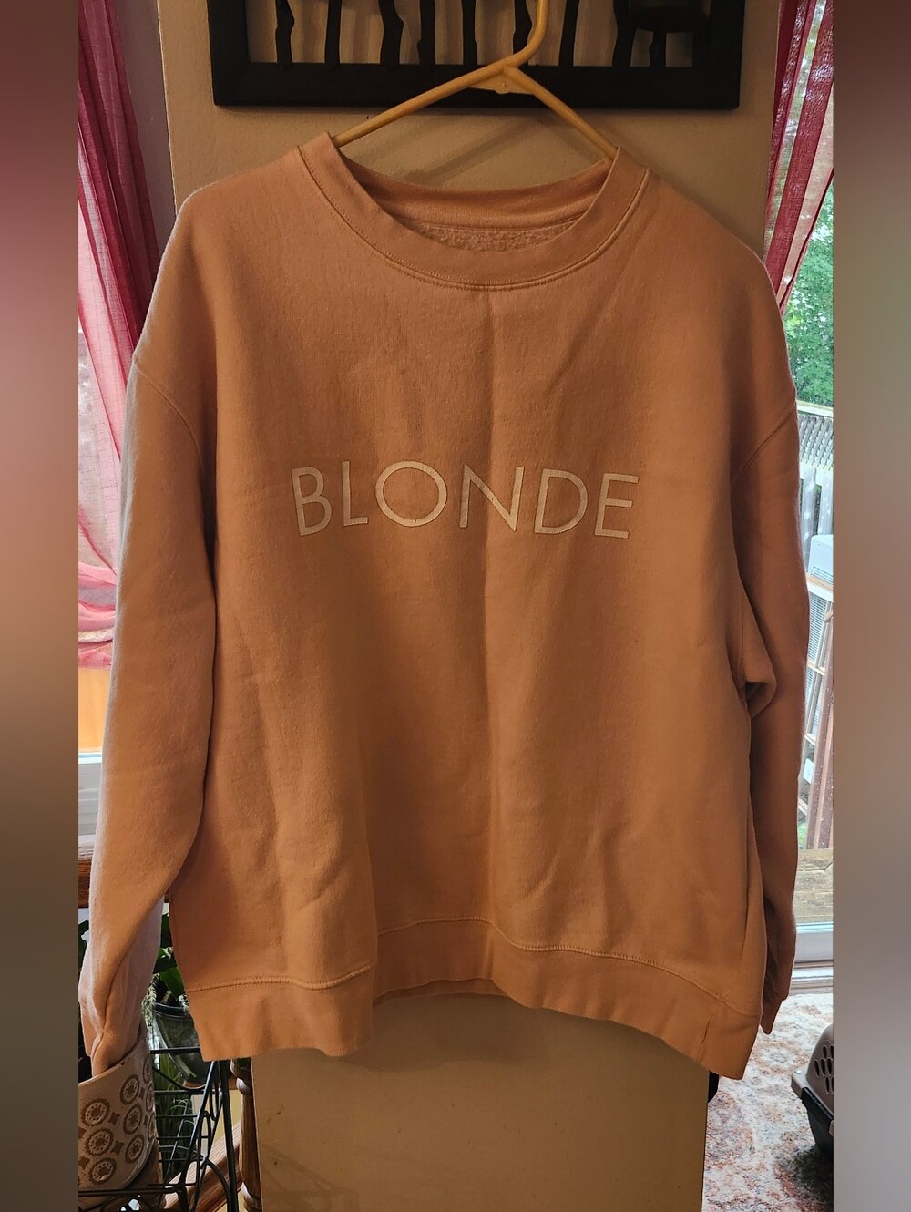 BLONDE Crewneck Sweatshirt - Dusty Pink